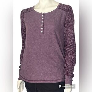 Aventura Purple Thermal Top Sz Extra Large